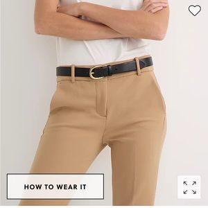 Cameron slim crop pant in four-season stretch